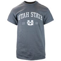 Utah State 1888 U-State unisex t-shirt gray